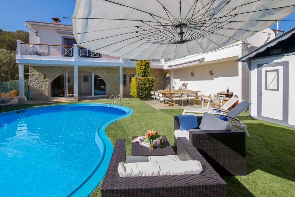 Moderne Villa, Pool+Meerblick,Schnelles Wifi,Klima Calas de Mallorca Exteriér fotografie