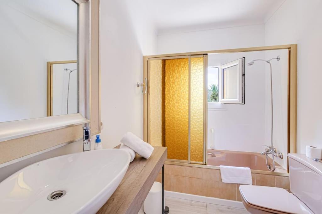 Moderne Villa, Pool+Meerblick,Schnelles Wifi,Klima Calas de Mallorca Exteriér fotografie