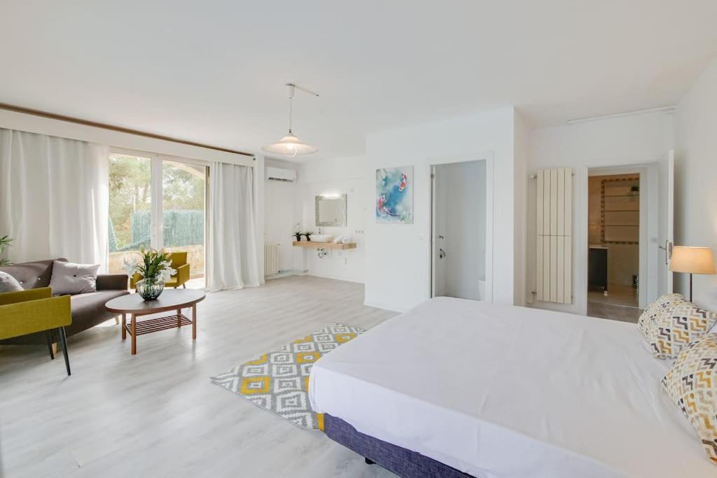 Moderne Villa, Pool+Meerblick,Schnelles Wifi,Klima Calas de Mallorca Exteriér fotografie