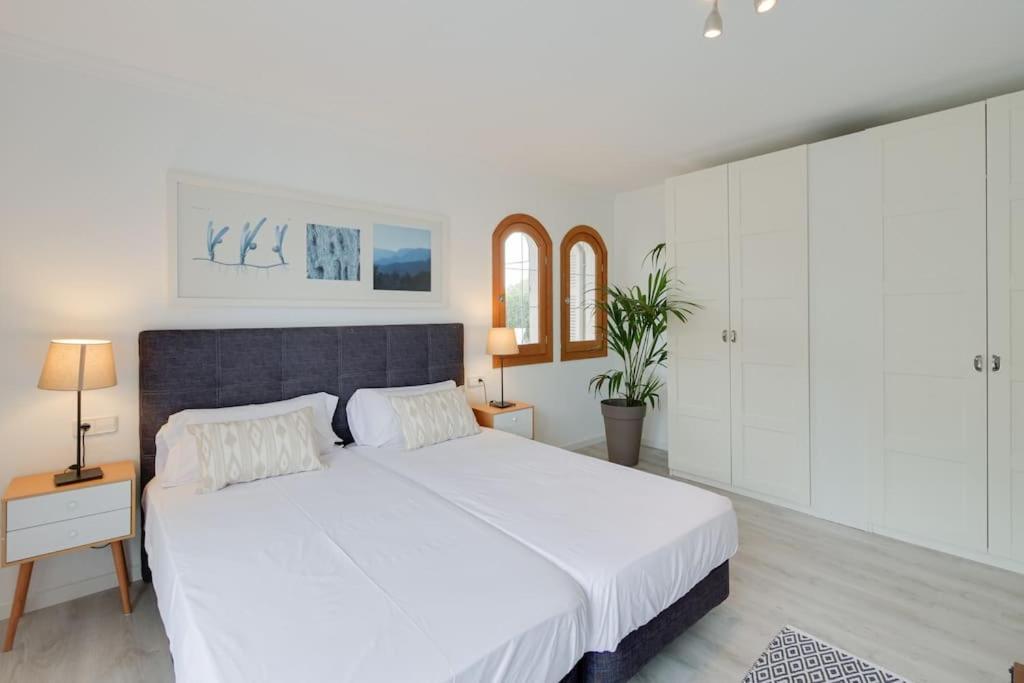 Moderne Villa, Pool+Meerblick,Schnelles Wifi,Klima Calas de Mallorca Exteriér fotografie